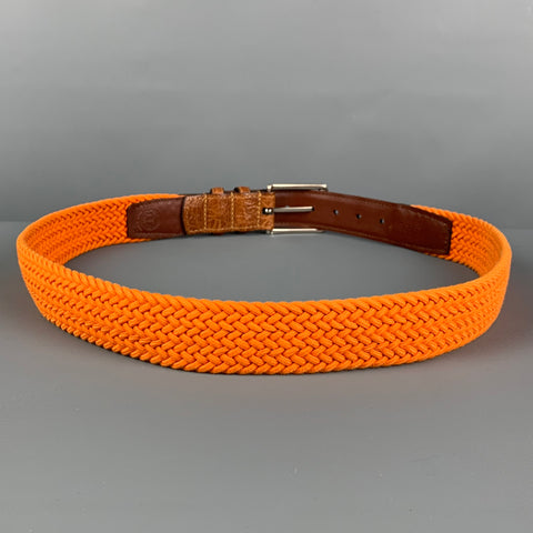 TORINO Size 32 Orange Braided Belt