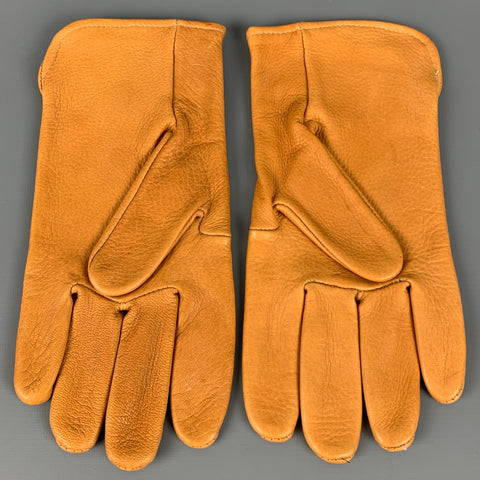 Gants VINTAGE en cuir de chameau