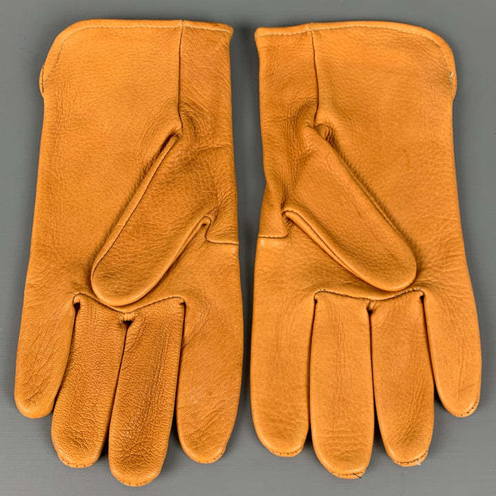 VINTAGE Camel Leather Gloves