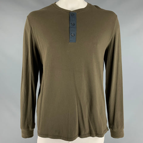 3.1 PHILLIP LIM Size L Brown Cotton Spandex Pullover