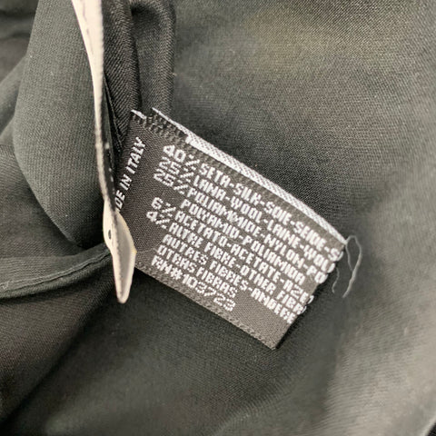 GIORGIO ARMANI Cárdigan transparente de mezcla de seda negro