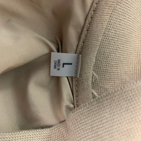 ESSENTIALS  Size L Khaki Nylon 3/4 Sleeves Jacket