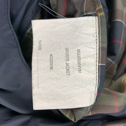 BARBOUR Limited Edition by TOKITO Size L Navy Quilted Poliammide Detachable Hood Jacket