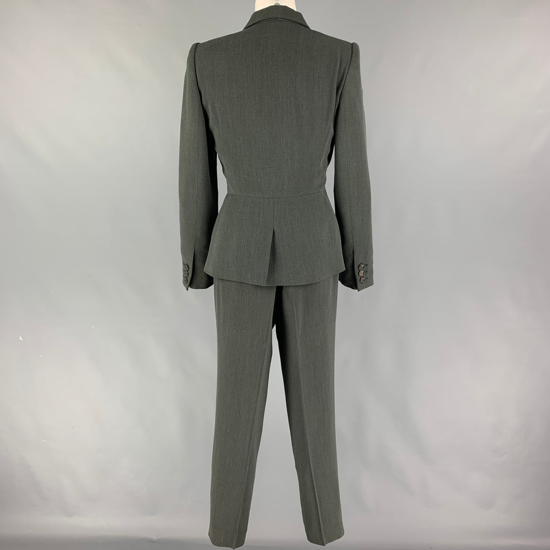 Vintage GUCCI Size 8 Gray Wool Rayon Heather Single Breasted Pants Suit –  Sui Generis Designer Consignment