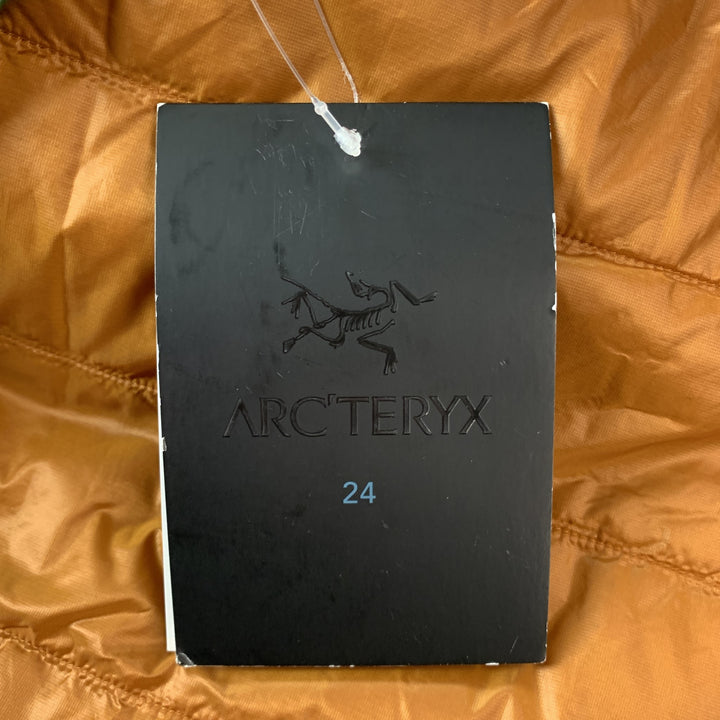 ARCTERYX Size M Forest Green Cotton Zip Up Insulated Proxy Jacket