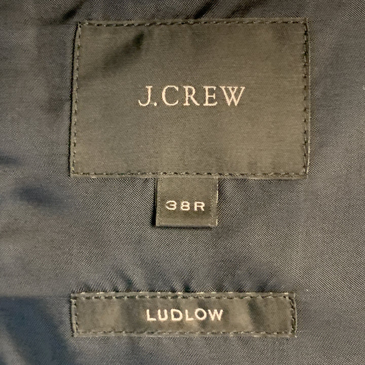 J. CREW 38 Regular Grey Heather Linen Suit