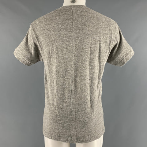 JOHN ELLIOTT Size S Grey Heather Cotton Short Sleeve T-shirt