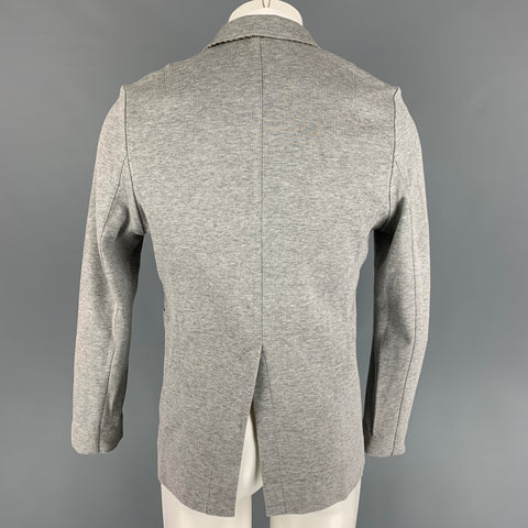 WINGS and HORNS Size M Grey Heather Cotton Nylon Notch Lapel Sport Coat