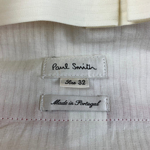 PAUL SMITH Size 38 Pink Mohair Wool Notch Lapel Suit