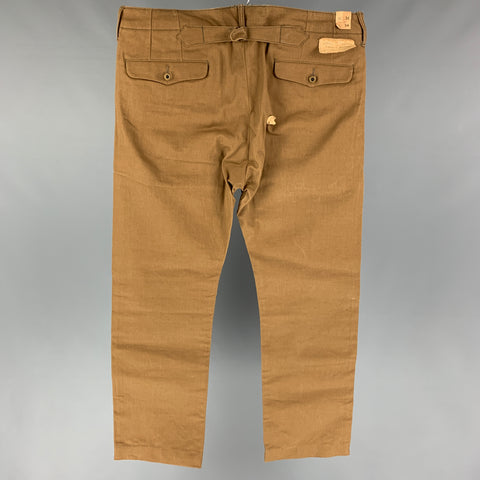 RRL by RALPH LAUREN Size 36 Rust Cotton Casual Pants