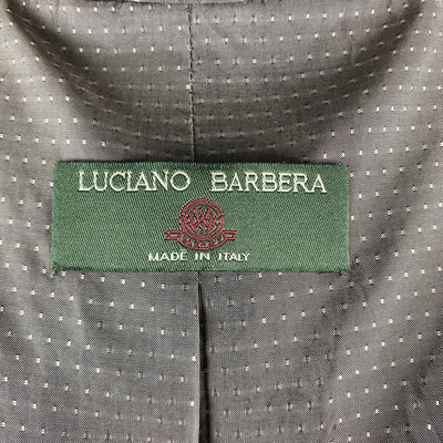 LUCIANO BARBERA Size 10 Brown & Black Marbled Alpaca Blend Coat