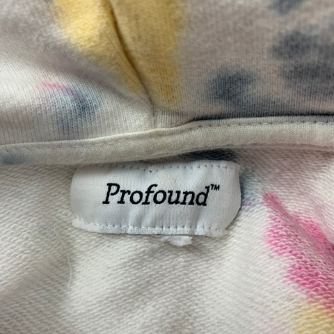 PROFOUND Size XL Multi-Color Tie Dye Cotton Hoodie Sweatshirt