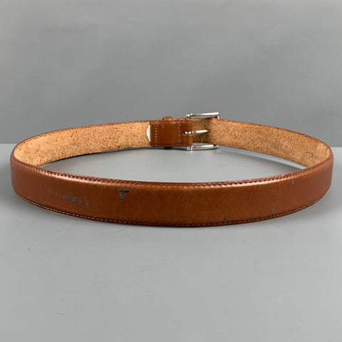 J.CREW Size 32 Brown Leather Belt