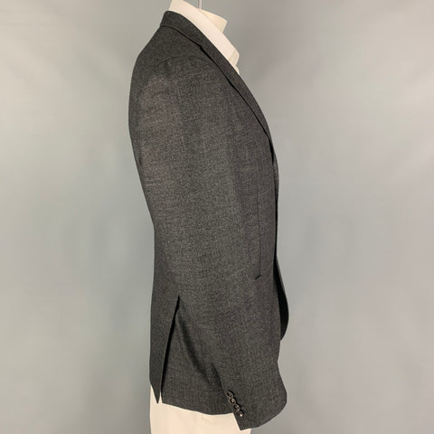 BOGLIOLI Size M Grey Charcoal Wool Blend Single Breasted Sport Coat