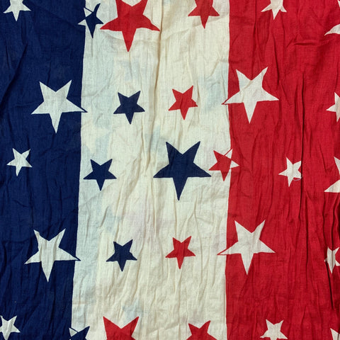 RRL by RALPH LAUREN Red White Blue Cotton Americana Scarf