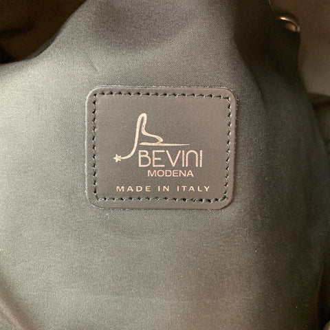 BEVINI Pink & Purple Color Block Leather Tote Handbag