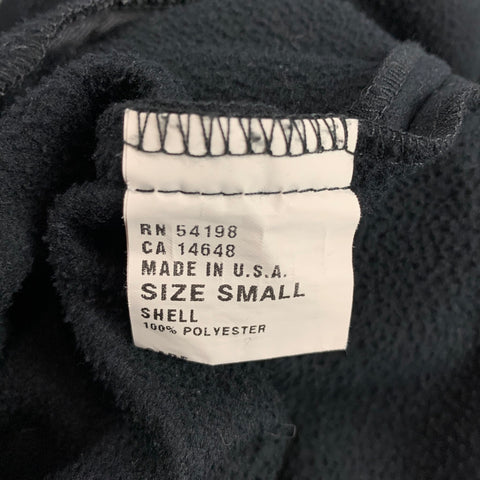 BOGNER Taille S Pull en polyester brodé polaire noir et argent