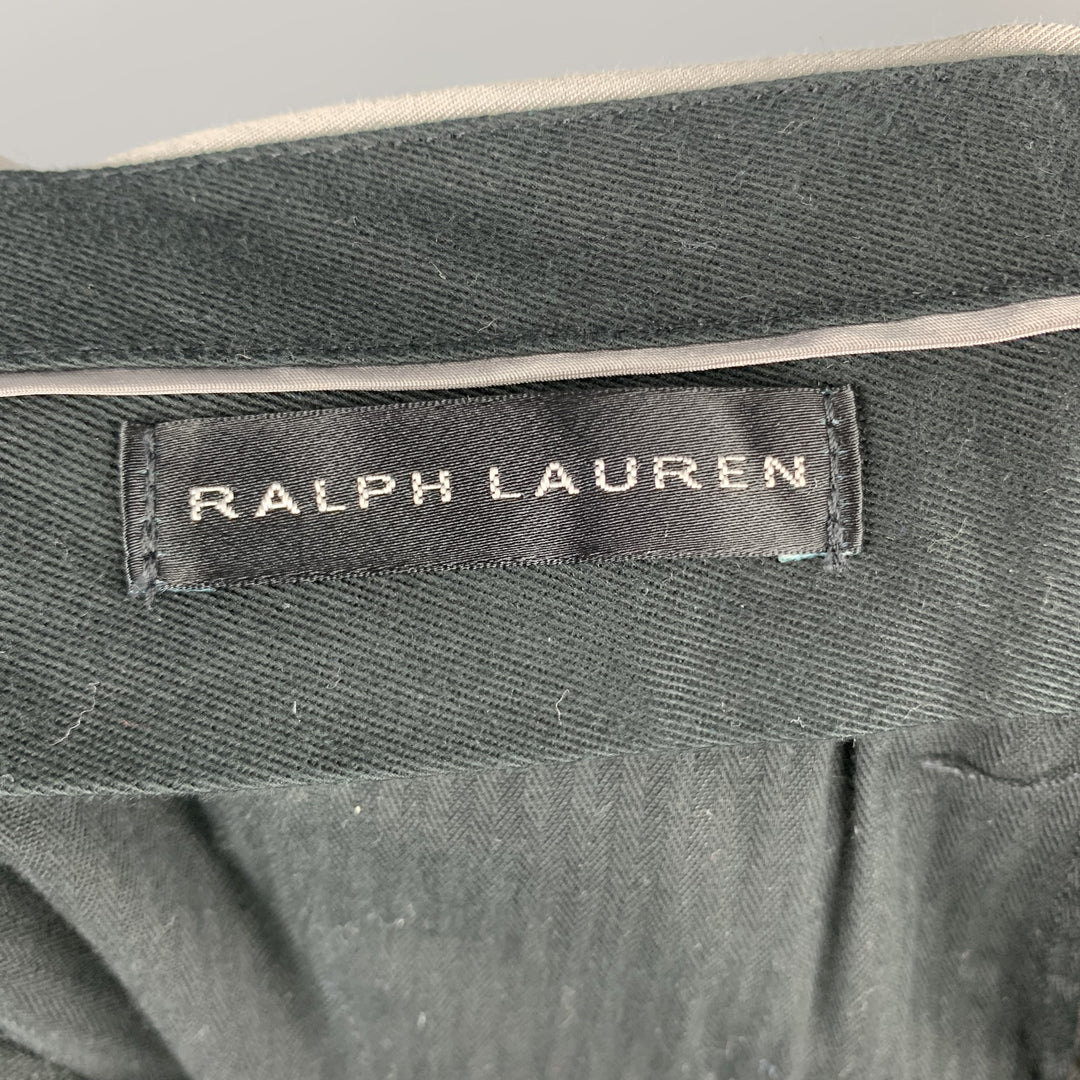 RALPH LAUREN Black Label Size 28 Gray Cotton Zip Fly Shorts