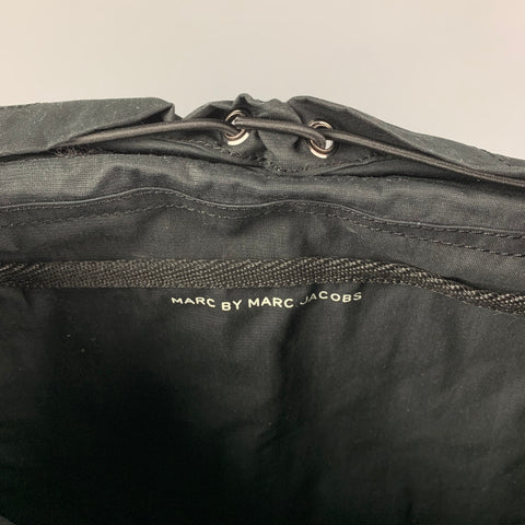MARC by MARC JACOBS Black White Graphic Canvas Backpack