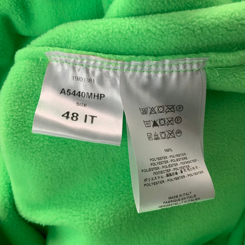 HARRIS WHARF LONDON Size 12 Green Polyester Textured Jacket (Outdoor)