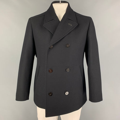 BOSS by HUGO BOSS Size M Navy Virgin Wool Cashmere Peacoat