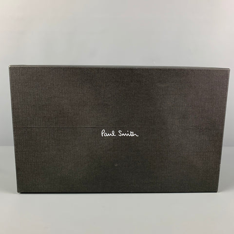 PAUL SMITH Size 11 Black Leather Lace Up Shoes