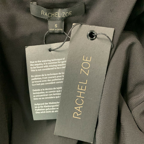 RACHEL ZOE Size S Copper Polyester & Spandex Sequined Jacket