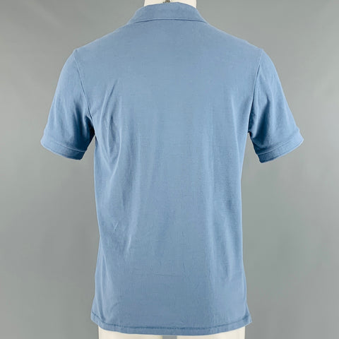 PAUL SMITH Size M Blue Cotton Short Sleeve Polo