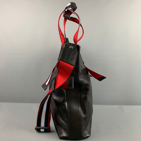 BALLY Black Leather Tote Bag