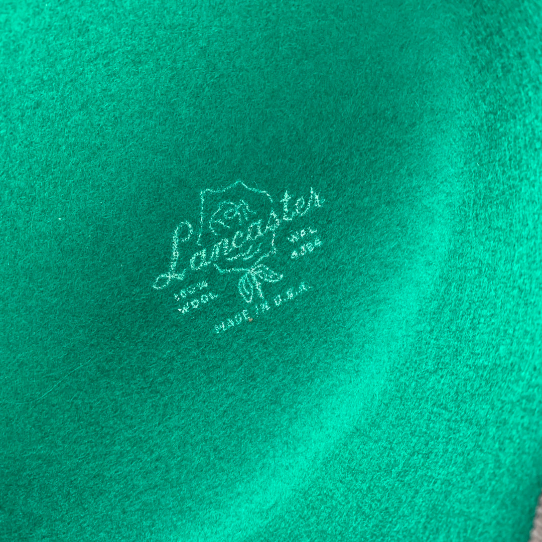 Gorro de lana con cinta negra verde LONNI