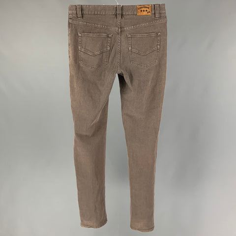 CONVERSE Size 29 Brown Cotton Slim Jeans