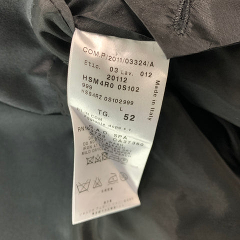 GIORGIO ARMANI Chest Size 42 Black Solid Wool Tuxedo Sport Coat