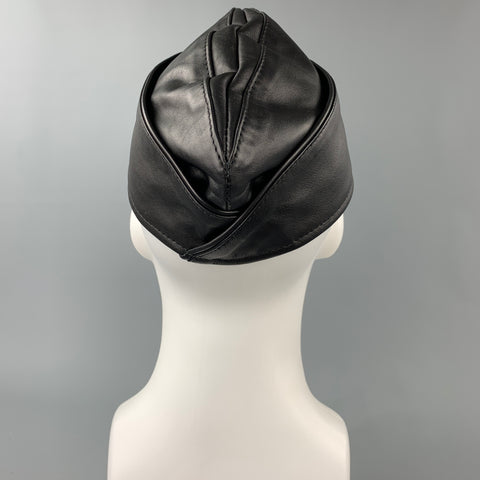 MR. S LEATHER Size M Black Leather Hat