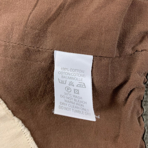 PAUL SMITH Size XL Olive Multi-Color Embroidery Cotton Jacket