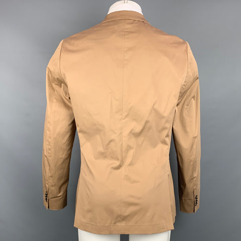 PAUL SMITH Soho Fit Size 40 Regular Tan Cotton Notch Lapel Sport Coat