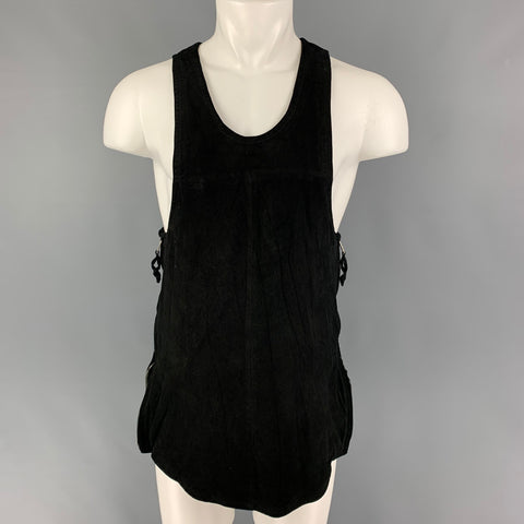 ALEXANDRE PLOKHOV Size 40 Black Side Zipper Tank Top