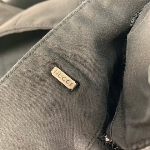 GUCCI Size 32 Black Cotton Casual Pants