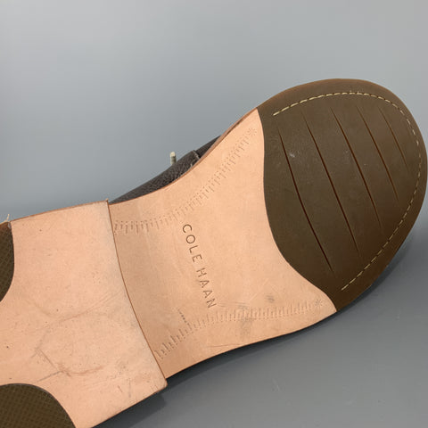 COLE HAAN Size 11 Brown Leather Chukka Boots