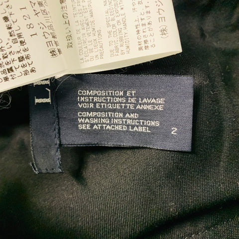 LIMI FEU Size M Black Cotton Suspenders Overalls