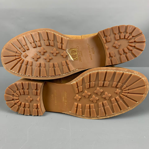 JIMMY CHOO Talla 10.5 Botas sin cordones de ante color camel
