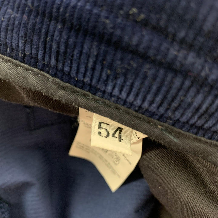 DOLCE & GABBANA Size 36 Navy Corduroy Cotton Jean Cut Casual Pants