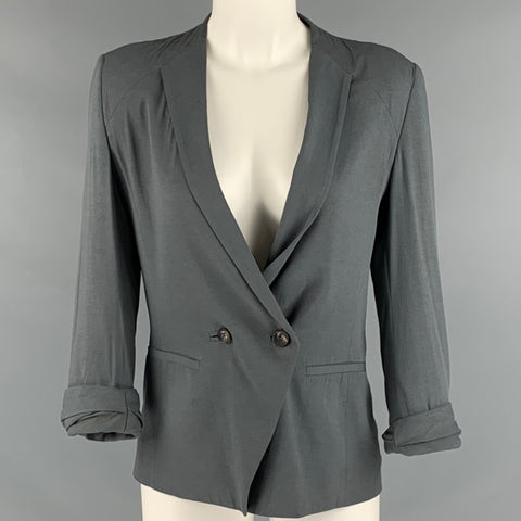 HELMUT LANG Veste Gris Viscose Elasthanne Taille 2