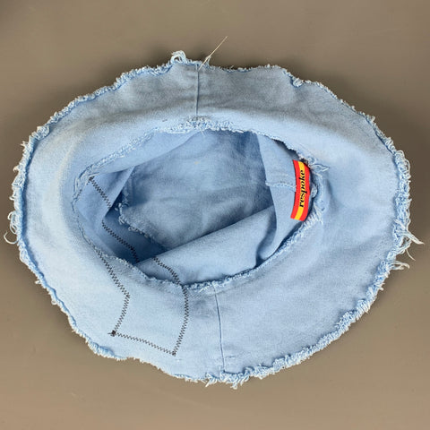 RESPOKE Size One Size Blue Aplique Canvas Hats