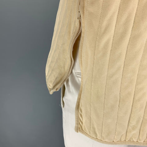 CRAIG GREEN x Björn Borg Size L Cream Cotton Blend Snaps Jacket