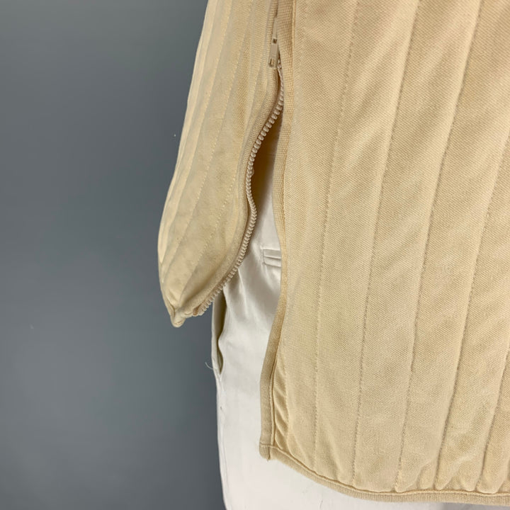 CRAIG GREEN x Björn Borg Size L Cream Cotton Blend Snaps Jacket
