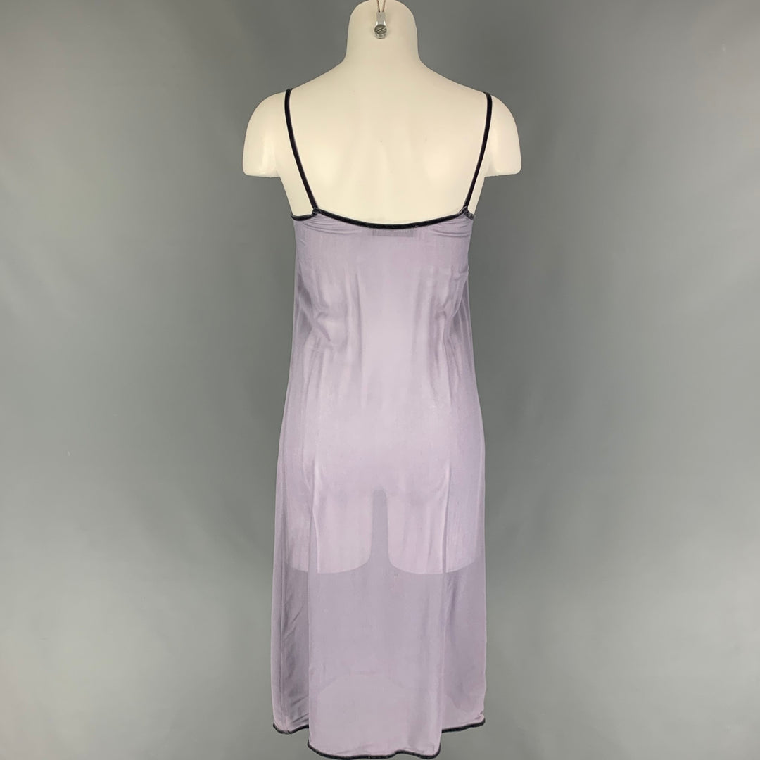 MIU MIU Size S Lilac Rayon Slip Dress