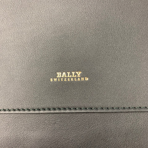 BALLY A/W 11 Black Leather Shoulder Strap iPad Briefcase