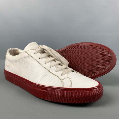 COMMON PROJECTS Size 7 White Sneakers