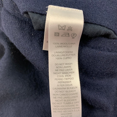 PAUL SMITH Size 34 Navy Wool Single Pleat Dress Pants