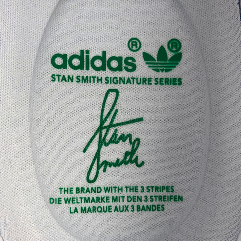 ADIDAS x STAN SMITH Recon Size 8.5 White Textured Leather Sneakers
